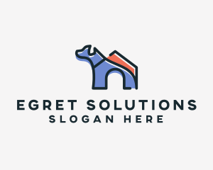 Dog Home Kennel logo design