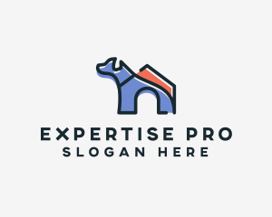 Dog Home Kennel logo design