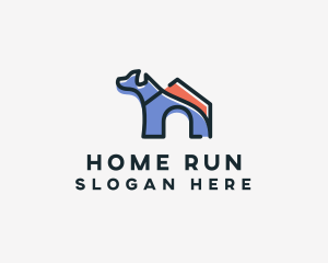 Dog Home Kennel logo design