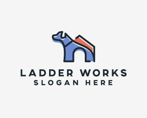 Dog Home Kennel logo design