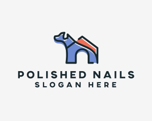 Dog Home Kennel logo design