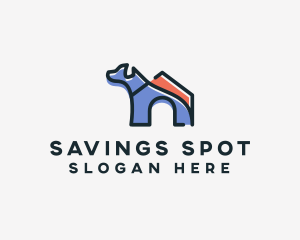 Dog Home Kennel logo design