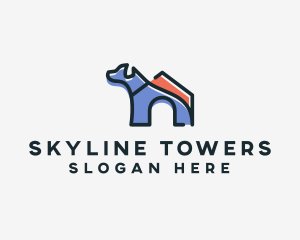 Dog Home Kennel logo design