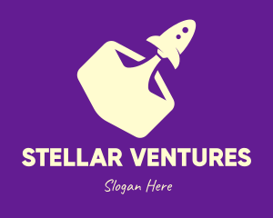 Rocket Launch Startup logo design