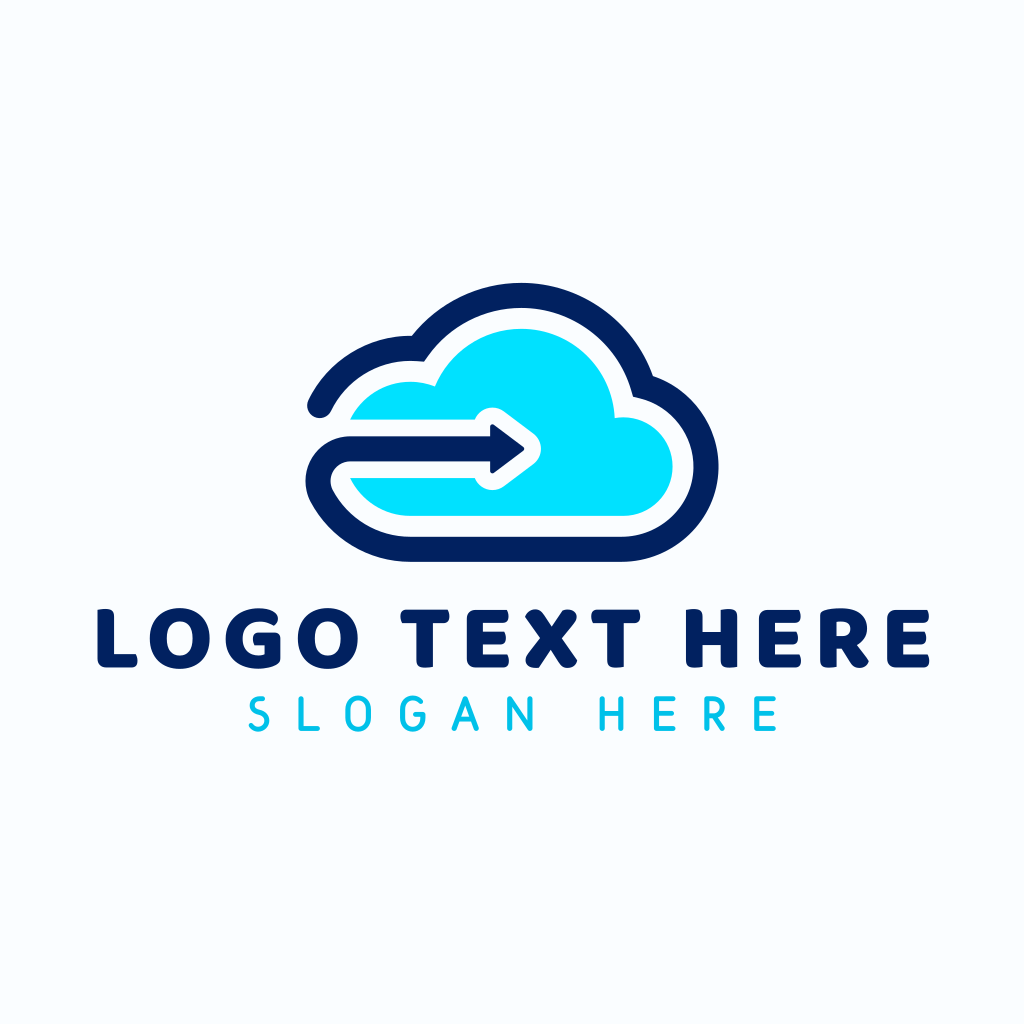 cloud-arrow-forward-logo-brandcrowd-logo-maker-brandcrowd