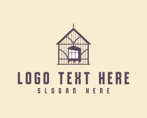 Landmark - Medieval Tudor Home logo design