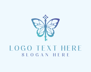 Accessory - Butterfly Wings Key Boutique logo design