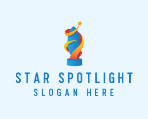 Sports Star Trophy logo design