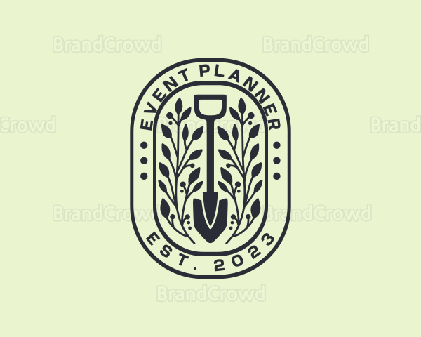 Landscape Garden Shovel Logo