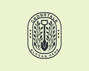 Landscape Garden Shovel Logo