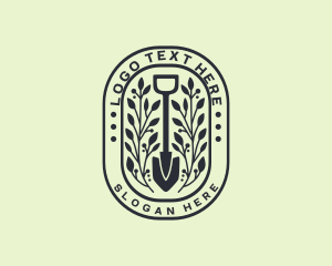 Landscape Garden Shovel Logo