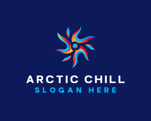 Hot Cold Propeller logo design