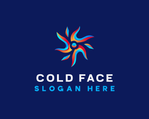 Hot Cold Propeller logo design