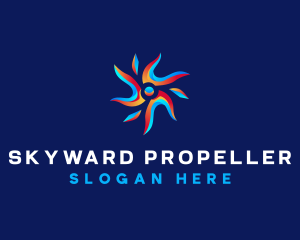 Hot Cold Propeller logo design