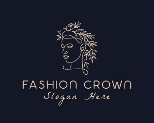 Fashion Floral Woman logo design