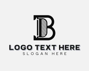 Letter Ee - Architect Monogram Letter DB logo design