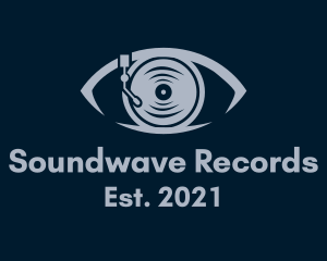DJ Vinyl Record  logo design