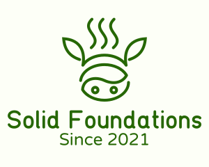 Buffalo - Minimalist Organic Cow logo design