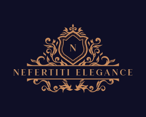 Luxury Ornament Wreath logo design