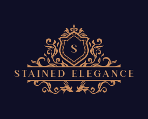 Luxury Ornament Wreath logo design