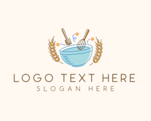 Bowl - Whisk Baking Culinary logo design