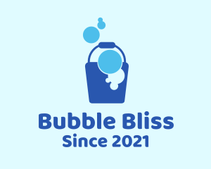 Bucket Bubble Suds logo design