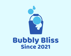 Bucket Bubble Suds logo design