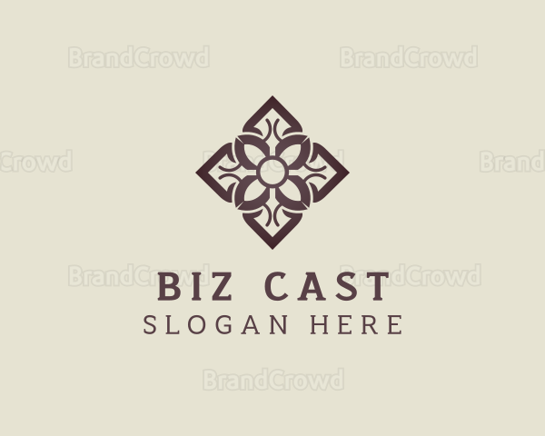 Floral Wedding Event Logo