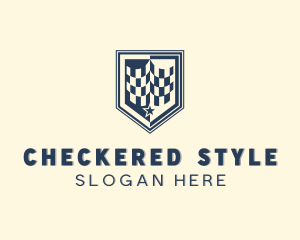 Checkered - Motorsport Racing Flag logo design
