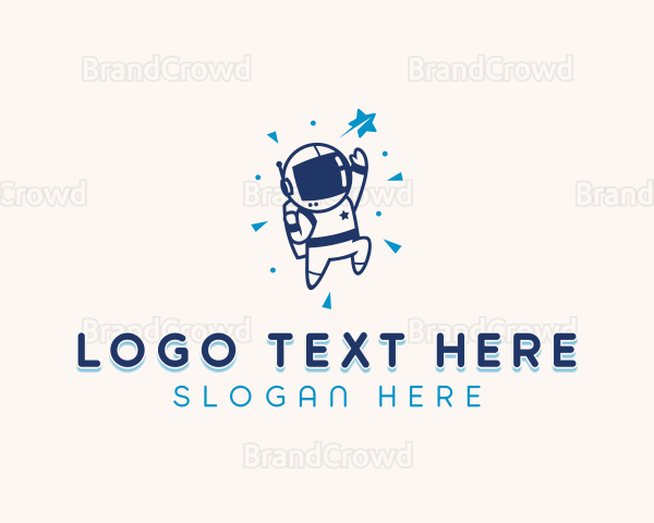 Astronaut Spaceman Costume Logo