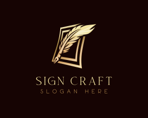 Legal Document Signing logo design