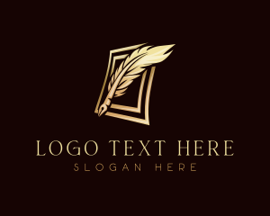 Accounting - Legal Document Signing logo design