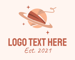 Loom - Saturn Yarn Planet logo design