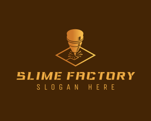 Laser Machine Factory logo design