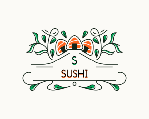 Sushi Restaurant logo design