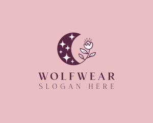 Bohemian - Flower Moon Boutique logo design