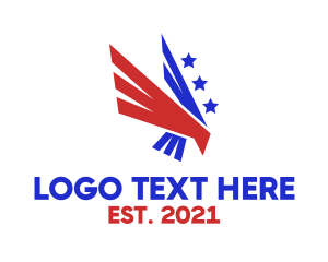 Aircraft - American Avian Eagle logo design