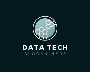 Data - Modern Digital Data logo design