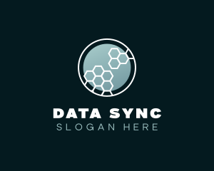 Modern Digital Data logo design