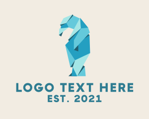 Zoo - Wild Bear Origami logo design