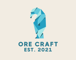 Wild Bear Origami  logo design