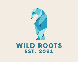 Wild Bear Origami  logo design