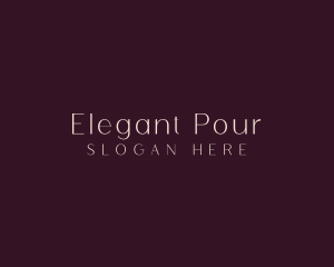 Elegant Minimalist Style logo design