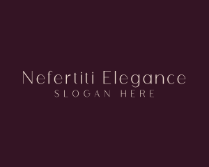 Elegant Minimalist Style logo design