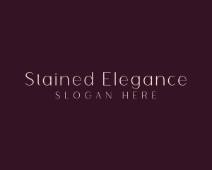 Elegant Minimalist Style logo design