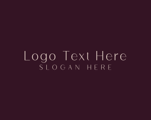 Lifestyle - Elegant Minimalist Style logo design