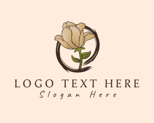 Rose - Bloom Petal Garden logo design