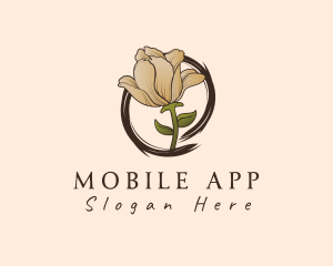 Rose - Bloom Petal Garden logo design