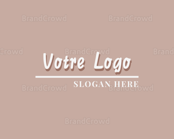 Stylish Script Business Logo