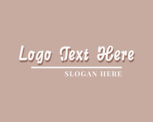 Shop - Stylish Script Business logo design